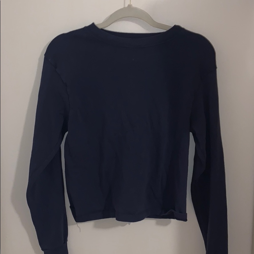Brandy Mellvile Navy Top